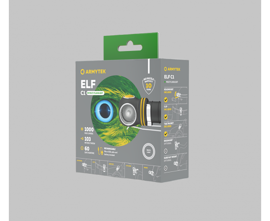 Мультифонарь Armytek Elf C1 Micro-USB Warm